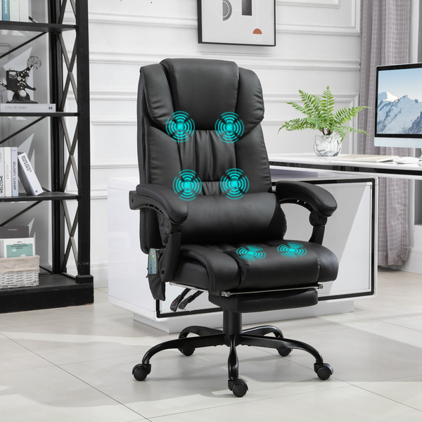 PU Leather Massage Racing Chair - Electric, Remote, Angle-Adjustable