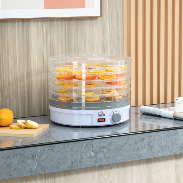 5-Tier Food Dehydrator 245W — Simple, Compact, Effective