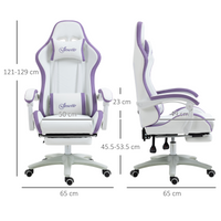 Vinsetto Racing Gaming Chair — Purple