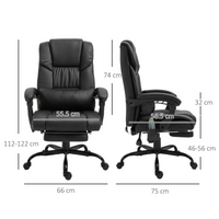PU Leather Massage Racing Chair - Electric, Remote, Angle-Adjustable