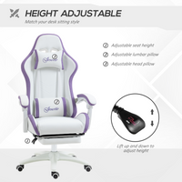 Vinsetto Racing Gaming Chair — Purple