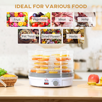 5-Tier Food Dehydrator 245W — Simple, Compact, Effective