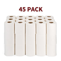 Vinsani Bamboo Eco-Friendly Toilet Roll 45 Pack 3 Ply
