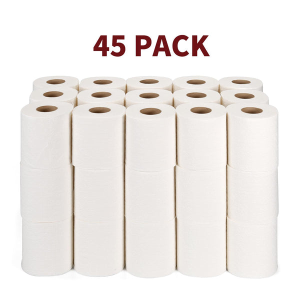 Vinsani Bamboo Eco-Friendly Toilet Roll 45 Pack 3 Ply
