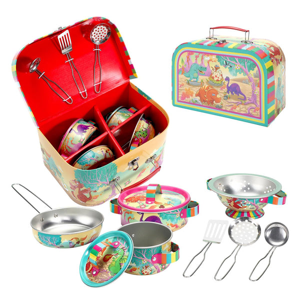 Dinosaur Kitchenware Set - 6-Piece BPA-Free Dining Collection (0000351)