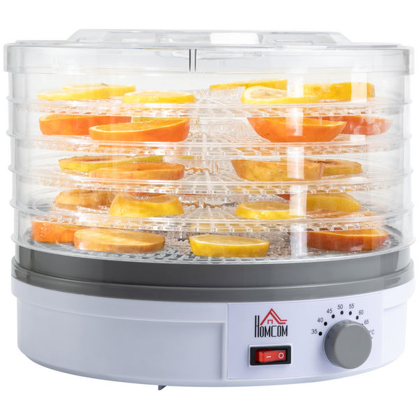 5-Tier Food Dehydrator 245W — Simple, Compact, Effective