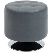 360° Swivel Foot Stool – Grey
