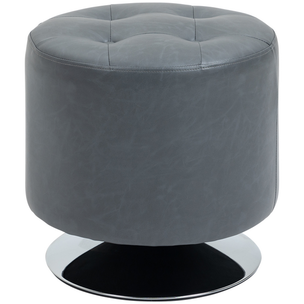 360° Swivel Foot Stool – Grey