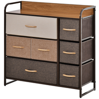 7-Drawer Fabric Dresser, Storage Organizer