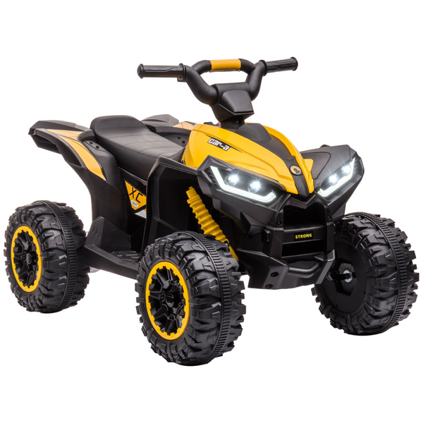 12V Kids Electric Quad Bike — Yellow